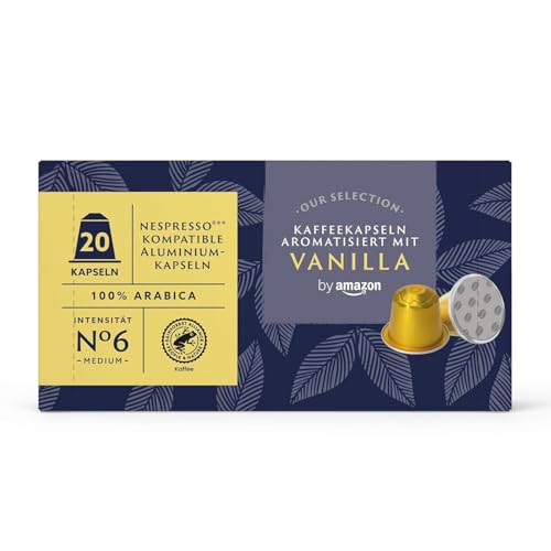 Our Selection by Amazon Vanilla Nespresso Compatible Coffee Capsules, (1 pack x 20) von by Amazon