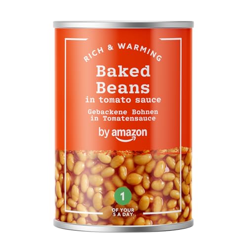 by Amazon Baked Beans in Tomatensauce, 420g (Packung mit 6) von by Amazon