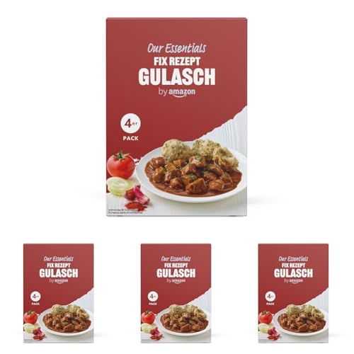 by Amazon Fix für Gulasch 4er-Pack, ergibt 4x3 Portionen (Packung mit 4) von by Amazon