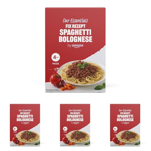 by Amazon Fix für Spaghetti Bolognese 4er-Pack, ergibt 4x3 Portionen (Packung mit 4) von by Amazon