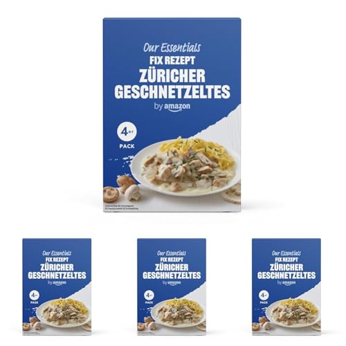 by Amazon Fix für Züricher Geschnetzeltes 4er-Pack, ergibt 4x3 Portionen (Packung mit 4) von by Amazon