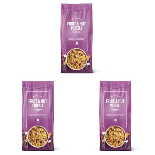 by Amazon Frucht- & Nuss-Müsli, 750g (Packung mit 3) von by Amazon