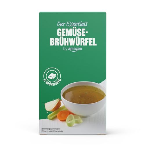 by Amazon Gemüse-Brühwürfel, 12 Brühwürfel, 120g, ergibt 6L von by Amazon