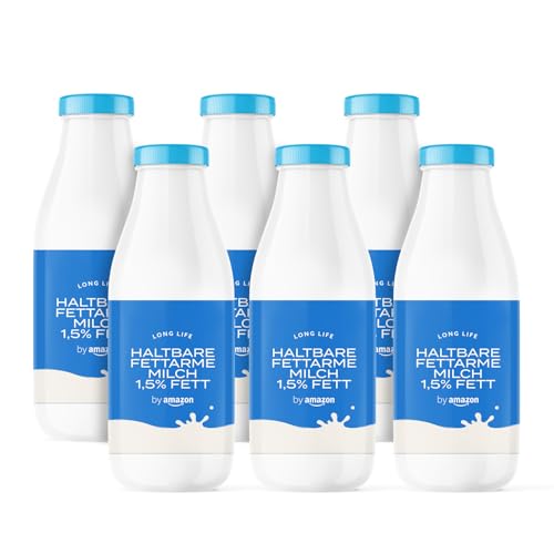 by Amazon Haltbare Fettarme Milch 1,5% Fett, 6L von by Amazon