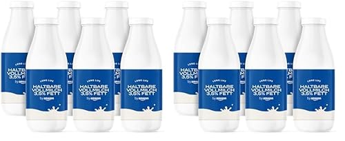 by Amazon Haltbare Vollmilch 3,5% Fett, 6L (Packung mit 2) von by Amazon