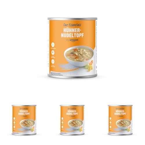 by Amazon Hühner-Nudeltopf, 800g (Packung mit 4) von by Amazon