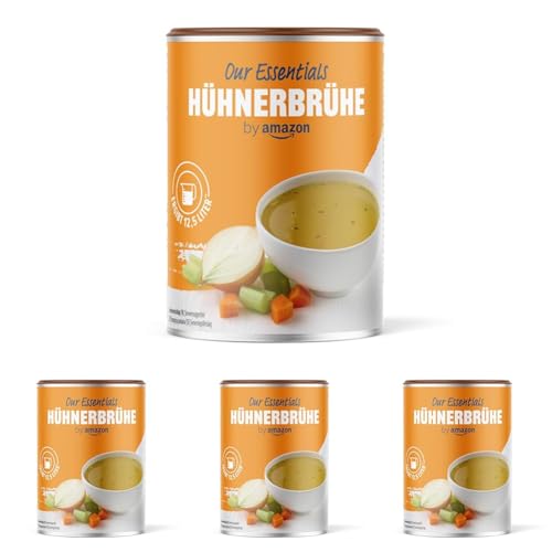 by Amazon Hühnerbrühe 250g, ergibt 12,5L (Packung mit 4) von by Amazon