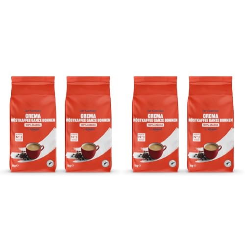 by Amazon Kaffee, ganze Bohnen, 100% Arabica, 2 kg (2 x 1 kg) (Packung mit 2) von by Amazon