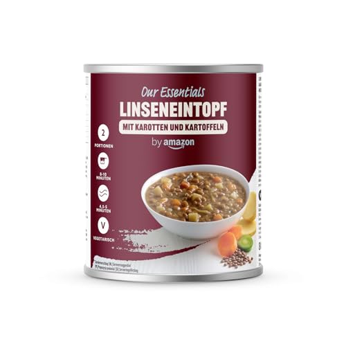 by Amazon Linseneintopf mit Karotten und Kartoffeln, vegetarisch, 800g von by Amazon