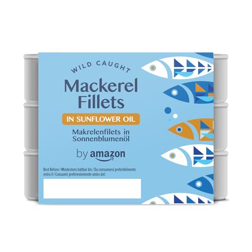 by Amazon Makrelenfilets In Sonnenblumenöl, 3x125g von by Amazon