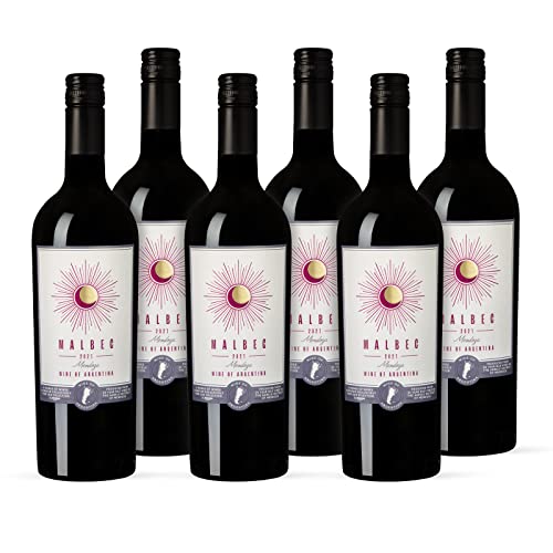 by Amazon Our Selection Mendoza Argentinischer Malbec, Rotwein, 75cl, 6er-Pack von by Amazon