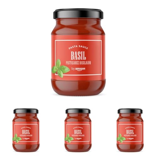 by Amazon Pasta Sauce Basilikum, 420g (Packung mit 4) von by Amazon