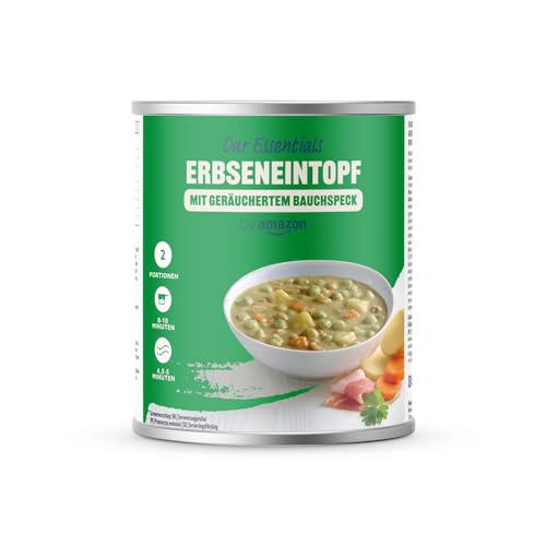 by Amazon Erbseneintopf mit geräuchertem Bauchspeck, 800g von by Amazon