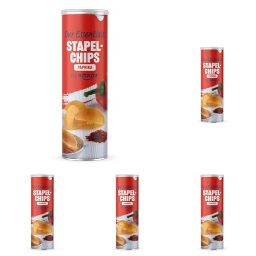 by Amazon Stapelchips Paprika, 175g (Packung mit 5) von by Amazon