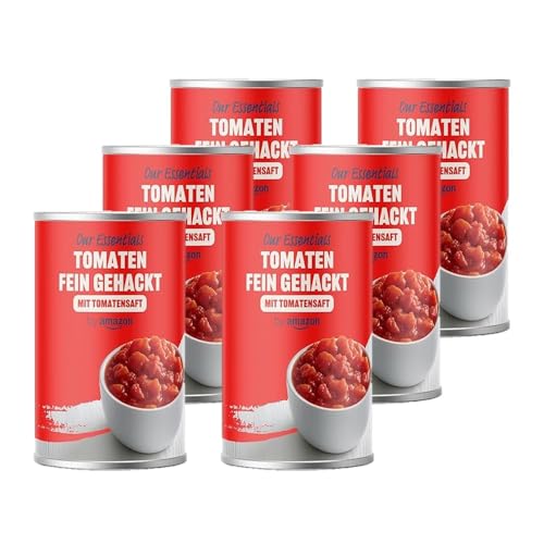 by Amazon Tomaten in Stückchen, 400 g (Packung mit 6) von by Amazon