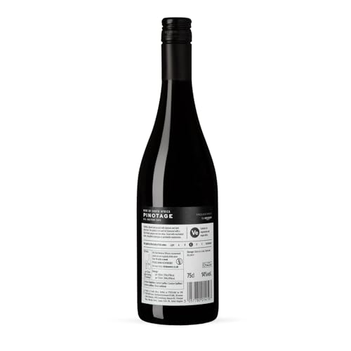 by Amazon W.O. Westkap Südafrikanischer Pinotage, Rotwein, 75cl, 6er-Pack von by Amazon