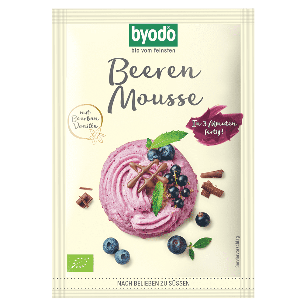 Bio Beeren Mousse von byodo