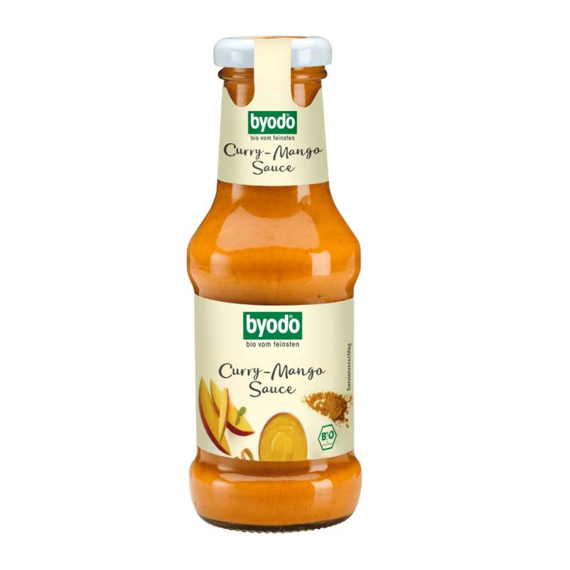 Bio Curry-Mango Sauce von byodo