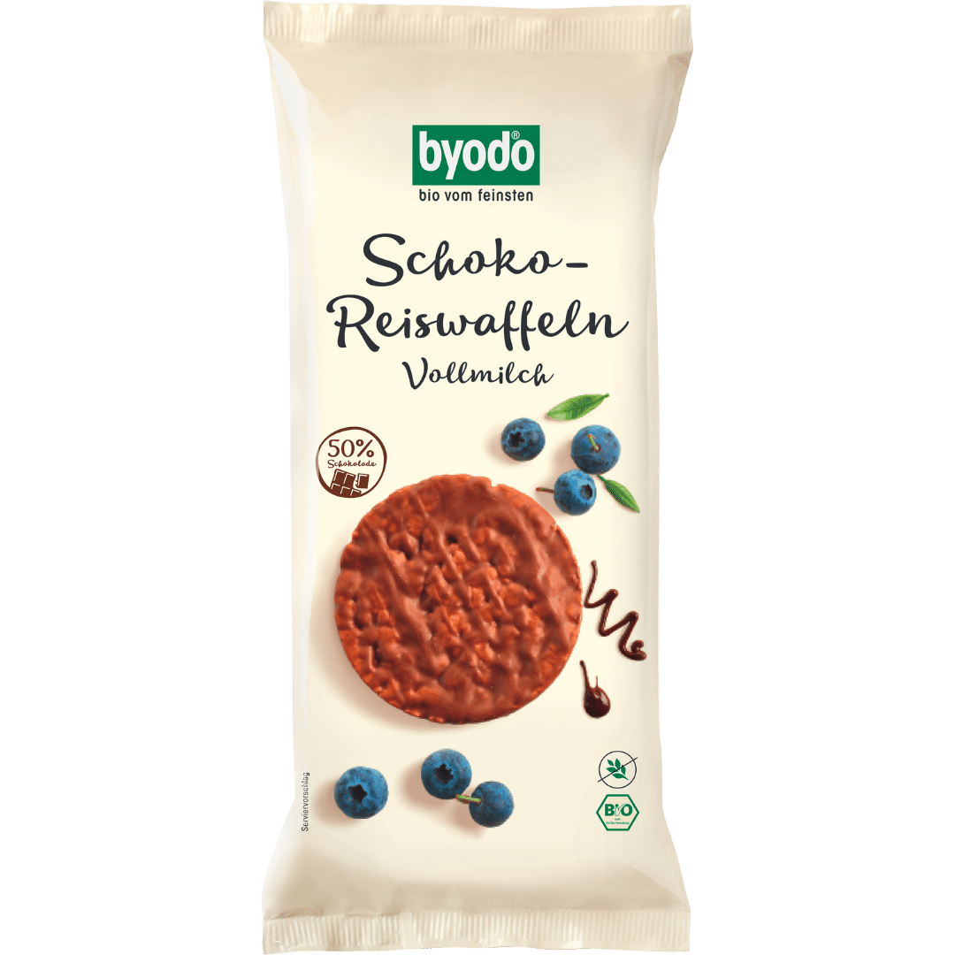 Bio Schoko Reiswaffeln Vollmilch von byodo