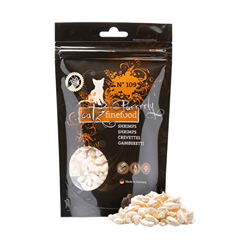 catz finefood Purrrrly No. 109 Shrimps, gefriergetrockneter Katzensnack/Katzenleckerli, 15g von catz finefood