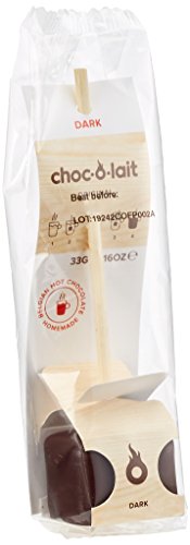 Choc-o-lait Trinkschokolade am Stiel - Dunkle Schokolade 24 Sticks, 1er Pack (1 x 790 g) von choc-o-lait