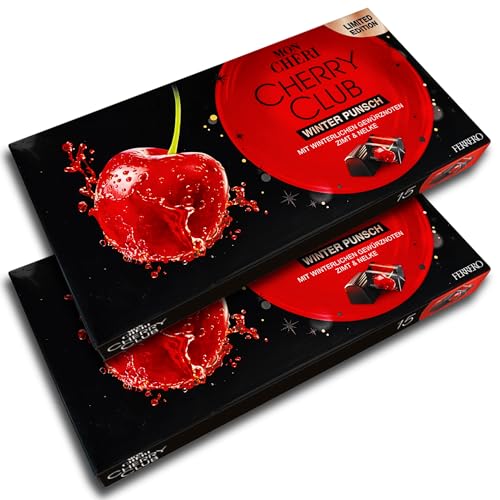 2 er Pack Mon Chéri Cherry Club Winter Punsch 2 x 15er (2 x 157 g) von dakomyo