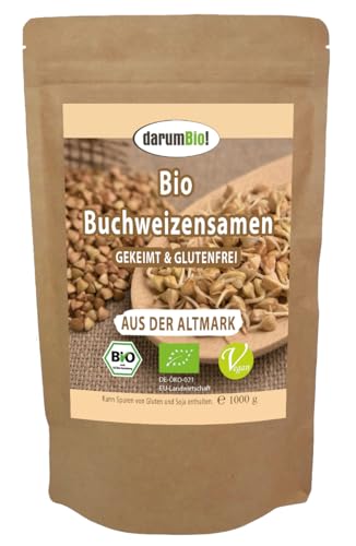 BIO Buchweizensamen GEKEIMT aus DEUTSCHLAND I eigener Anbau I glutenfrei, vegan von darumBio!