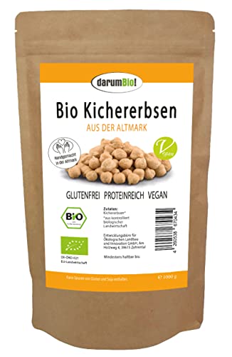 Bio Kichererbsen aus DEUTSCHLAND im Sparpack I eigener Anbau I natürlich & vegan I hohe Keimfähigkeit von darumBio!