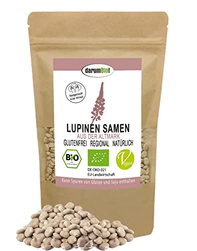 Bio Lupinensamen aus DEUTSCHLAND im Sparpack I eigener Anbau I natürlich & vegan I hohe Keimfähigkeit von darumBio!