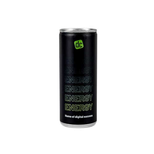 dc Brandshop Energy Drink, koffeinhaltiges Erfrischungsgetränk, 1x250ml Dose, eiskalt genießen von dc