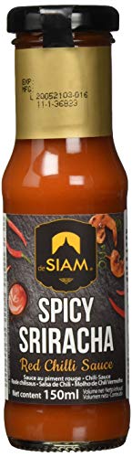 deSiam Sriracha Chilli Sauce - die scharfe thailändische Soße aus rotem Chili, Knoblauch und Essig 150ml von deSiam