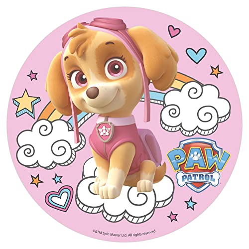 Dekora - Tortendeko - Cake topper für Kuchen - Tortenaufleger von Skye aus Paw Patrol -20cm von dekora