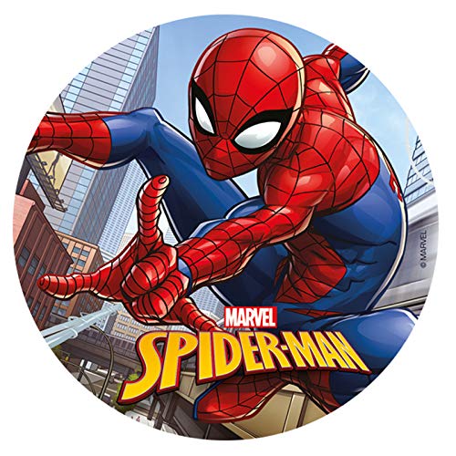 Spiderman Round 20cm 8 Zoll essbare Wafer Cake Topper. Lizenzprodukt. Dekora.… von dekora