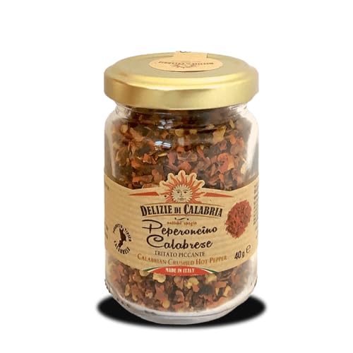 Chilliflocken scharf aus Kalabrien - 40g - Delizie di Calabria von Delizie di Calabria