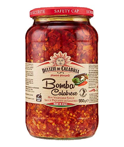 Bomba Calabrese Mix Heiße Gemüse-Sauce, 950 g von Delizie di Calabria