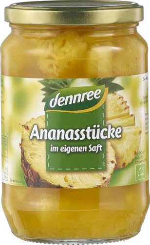 Ananasstücke im eigenen Saft von dennree