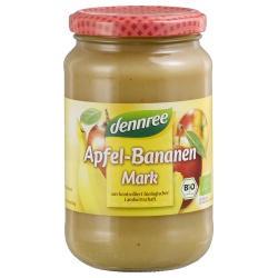 Apfel-Bananen-Mark, ungesüßt von dennree