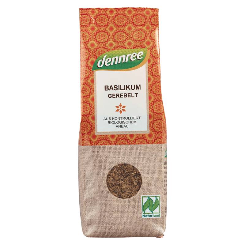 Bio Basilikum gerebelt, 25g von dennree