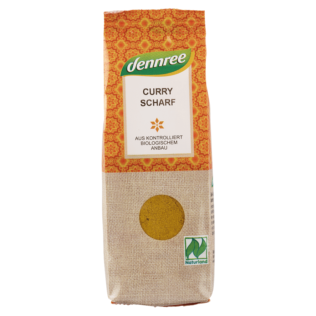 Bio Curry scharf, 55g von dennree