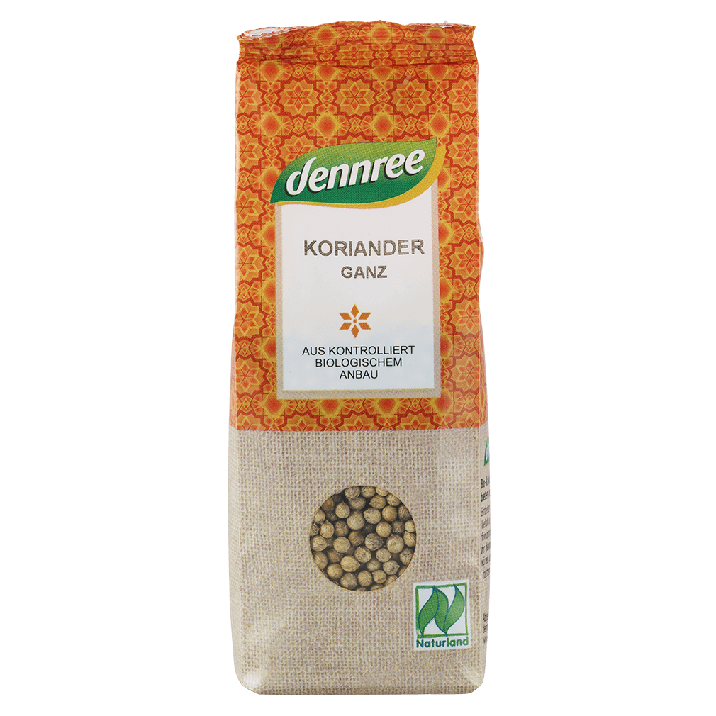 Bio Koriander ganz, 45g von dennree