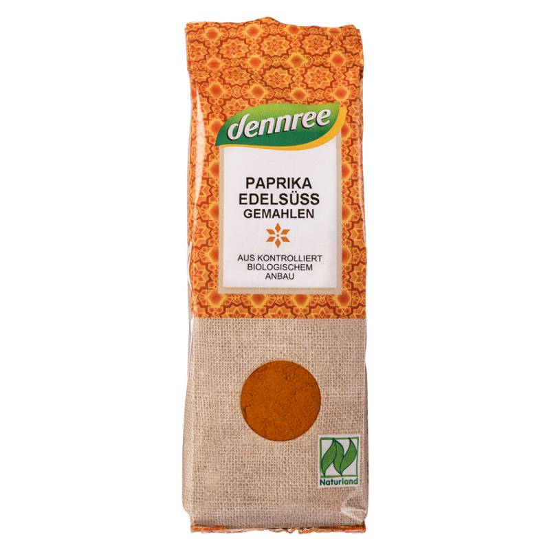 Bio Paprika edelsüß gemahlen, 70g von dennree