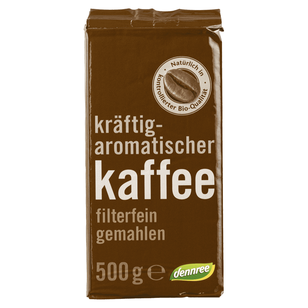 Bio Röstkaffee, gemahlen, 500g von dennree