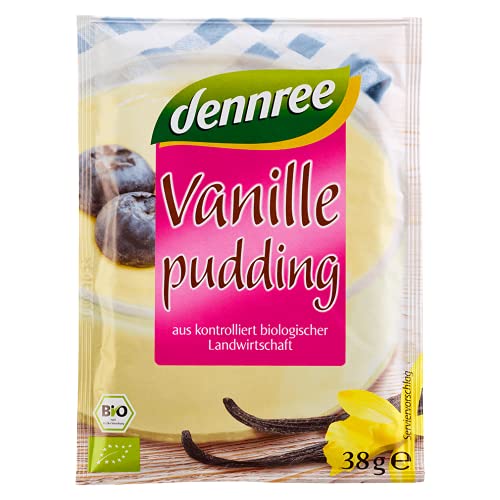 Dennree Bio Vanille-Puddingpulver 6er Pack (6 x 114g) von dennree