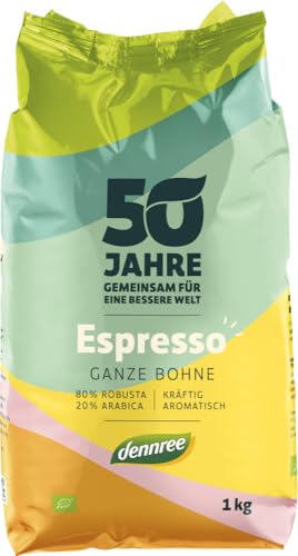 Espresso ganze Bohne von dennree