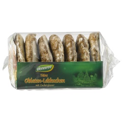 Feine Oblaten-Lebkuchen, glasiert von dennree