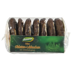 Feine Oblaten-Lebkuchen, schokoliert von dennree