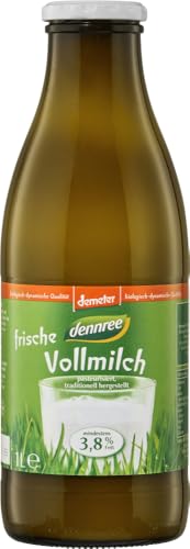 Frische Vollmilch, mindestens 3,8% Fett 12 x 1 l von dennree