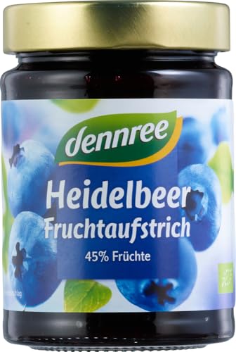 Fruchtaufstrich Heidelbeere 18 x 340 gr von dennree