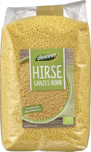 Hirse, ganzes Korn von dennree