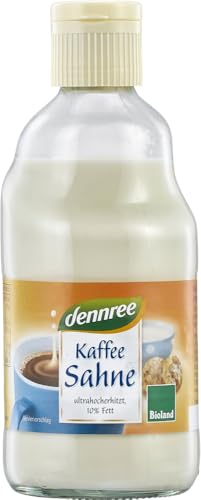 Kaffeesahne ultrahocherhitzt, 10% Fett 12 x 395 gr von dennree